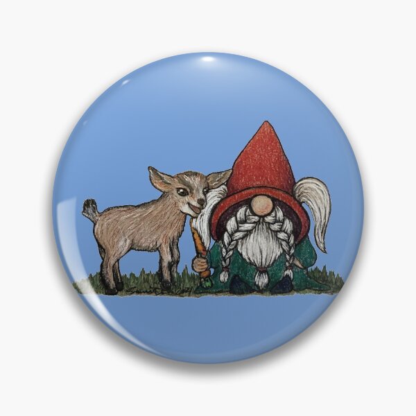 Item preview, Gnome and a baby goat designed and sold by SarahCD13.