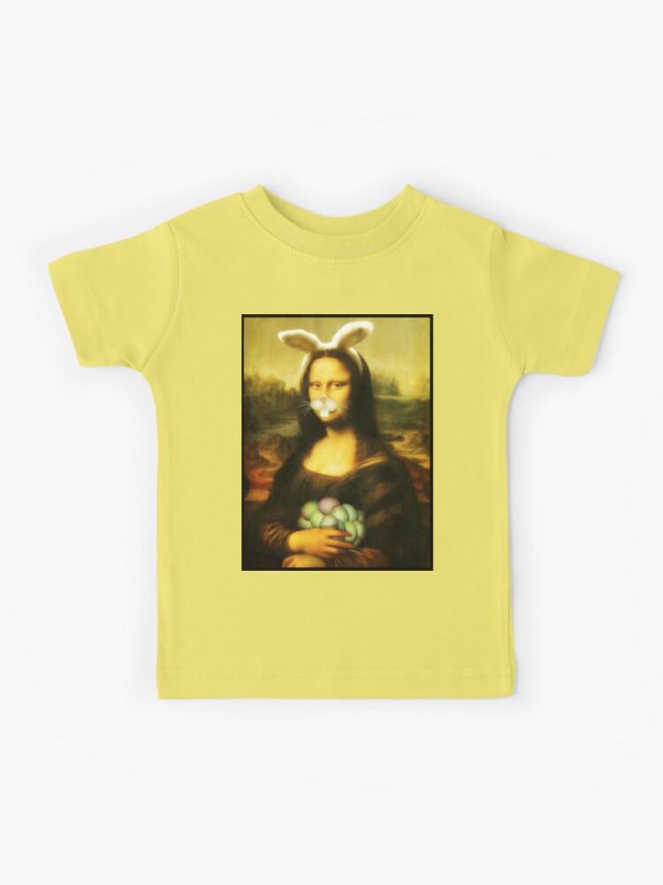 Mona Lisa Easter Bunny with Whiskers