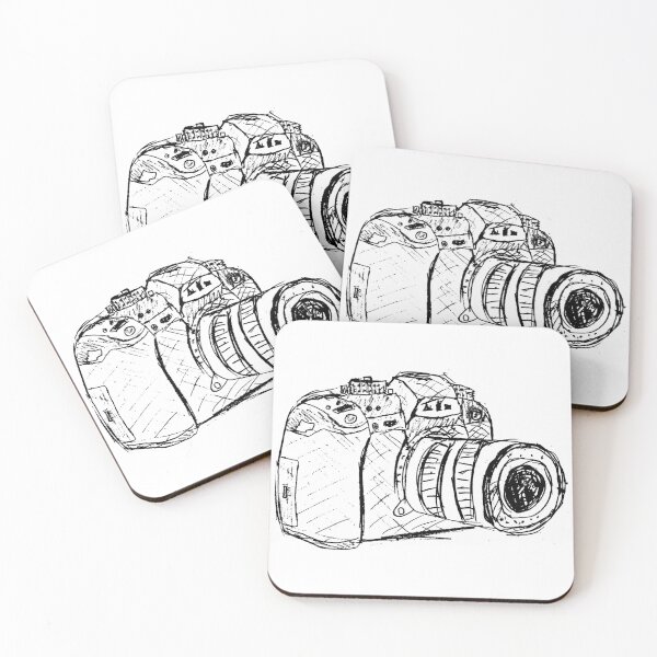 Item preview, Camera - DSLR Sketch designed and sold by NobodysHero.