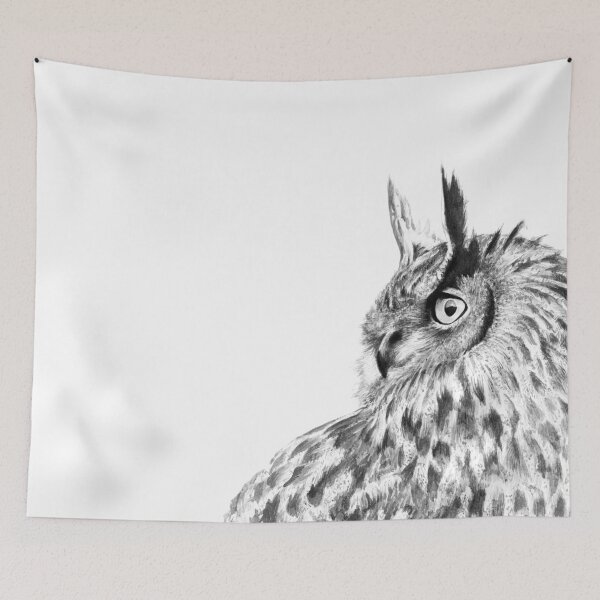 Item preview,  The owl painting, a symbol of wisdom artwork designed and sold by graphy K.