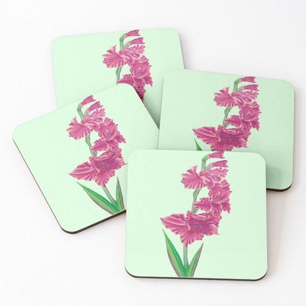 Item preview, Pink Flame Flower - Pink Flame Gladiolus designed and sold by HeatherNafeArt.
