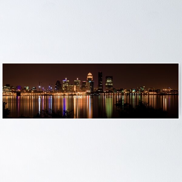 Louisville skyline art print, Kentucky poster, canvas – Loose Petals