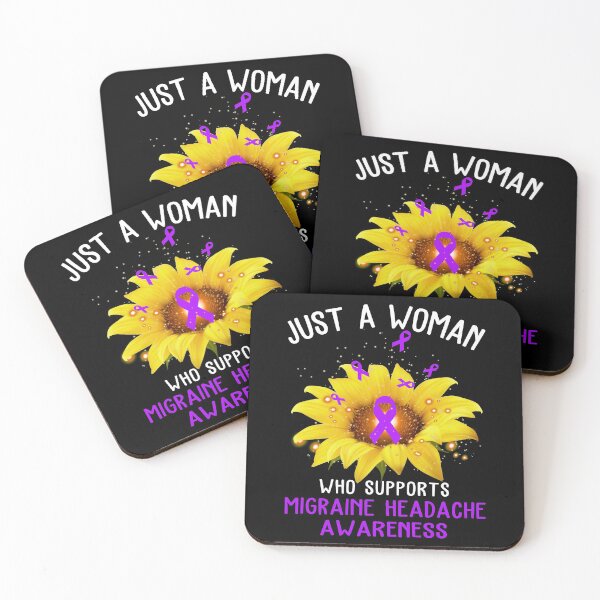 Item preview, Just A Woman Who Supports Migraine Headache Awareness designed and sold by KirstybShop.