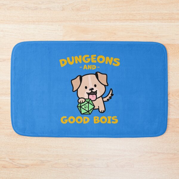 Item preview, Dungeons and Good Bois | Dog with DnD D20 designed and sold by Cute N' Nerdy Shop.