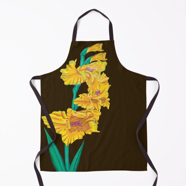 Item preview, Yellow Flame Flower - Yellow Flame Gladiolus designed and sold by HeatherNafeArt.