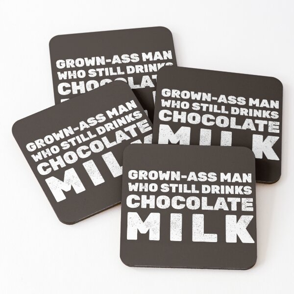 Item preview, Men Chocolate Milk Drinker designed and sold by Creatively Torn.