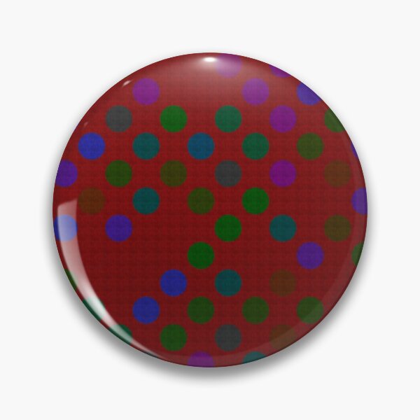 Item preview, Luxe Colorful Polka Dots on Red designed and sold by vortexatelier.