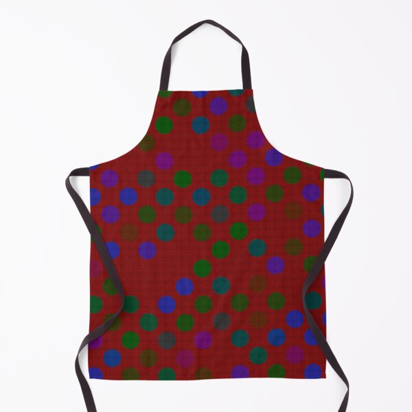 Item preview, Luxe Colorful Polka Dots on Red designed and sold by vortexatelier.