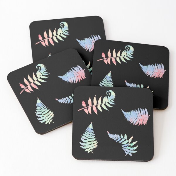 Item preview, Copy of Sunset themed Geometric Ferns designed and sold by cassikraft.