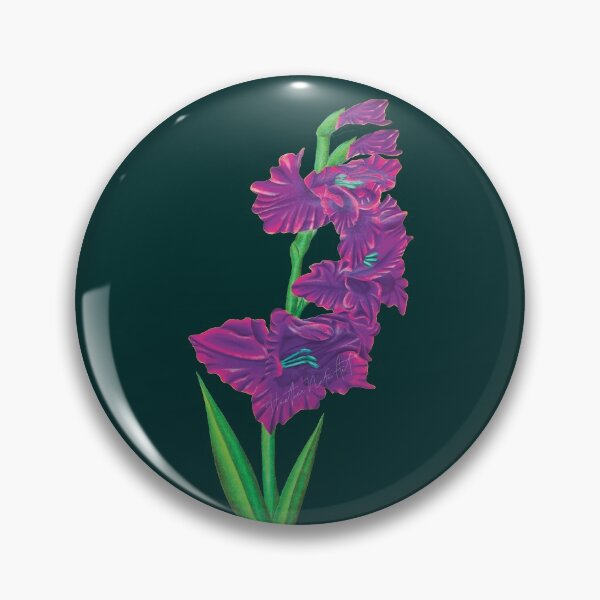 Item preview, Purple Flame Flower - Purple Flame Gladiolus designed and sold by HeatherNafeArt.