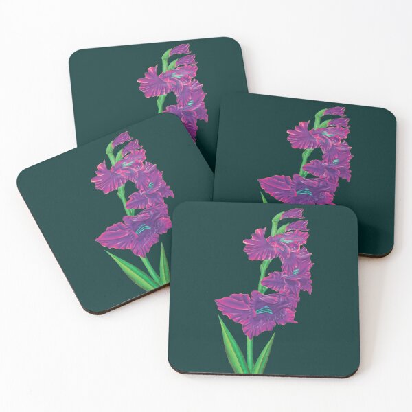 Item preview, Purple Flame Flower - Purple Flame Gladiolus designed and sold by HeatherNafeArt.