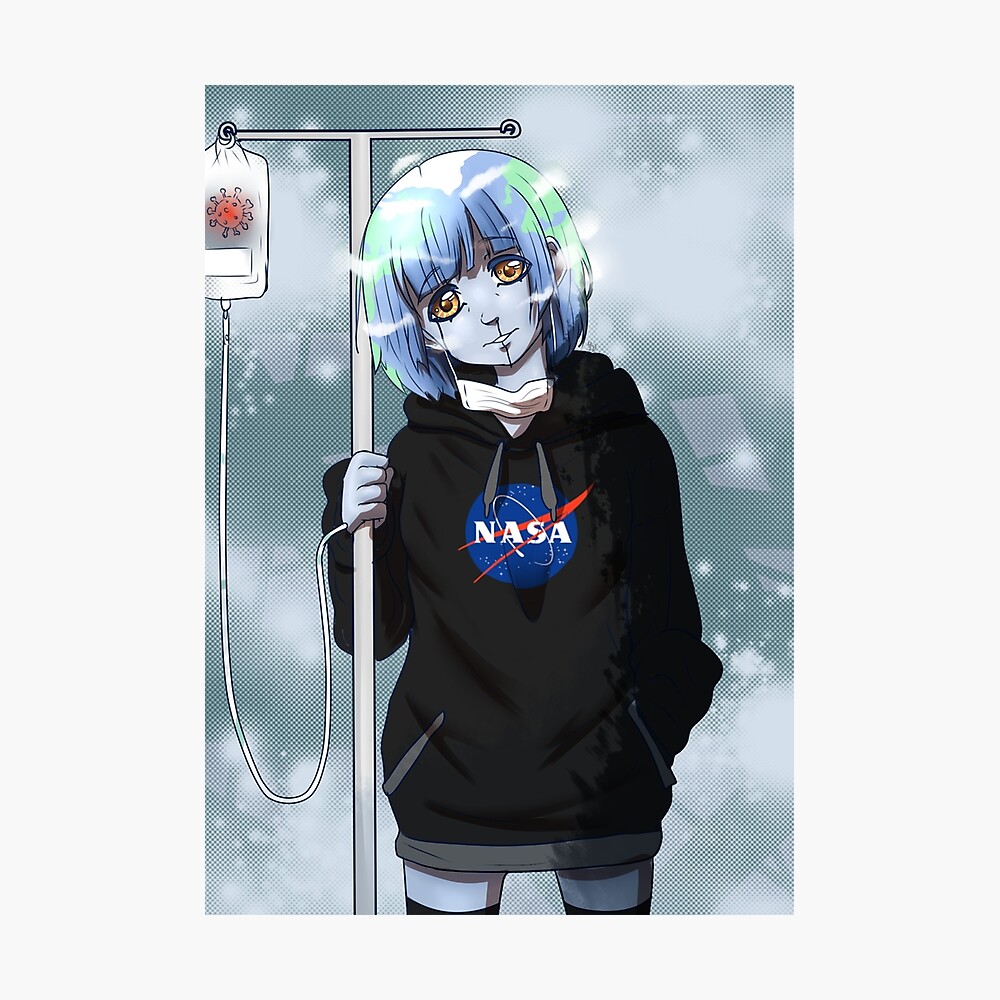 Earth-chan and corona virus