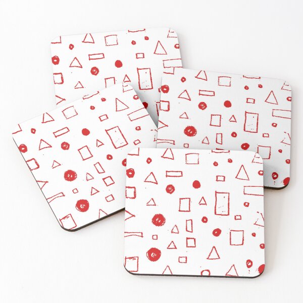 Item preview, Red Shapes designed and sold by NobodysHero.