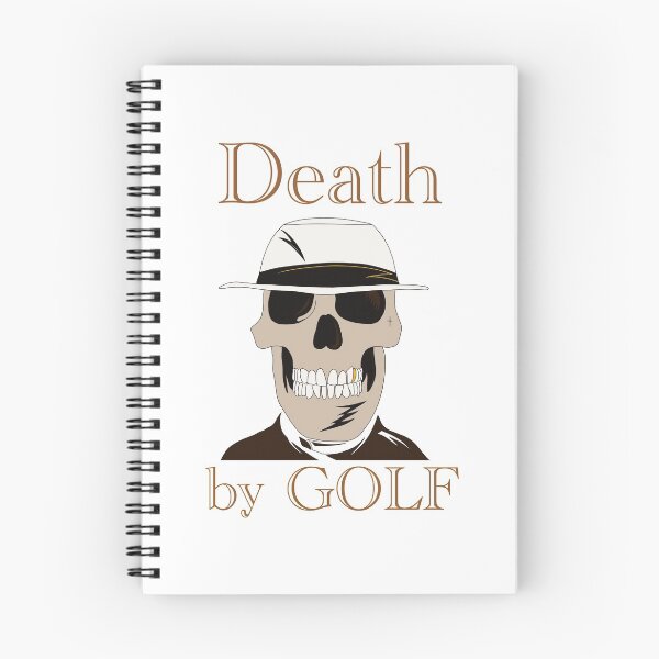 Item preview, Death by Golf Skull Gold Tooth Tee Green Clubs  designed and sold by Midwest-Goods.