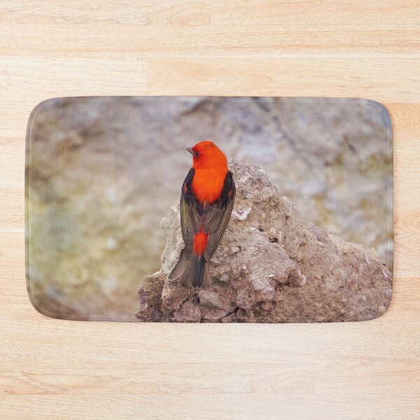 Item preview, Orange bird on rock designed and sold by Efineart.