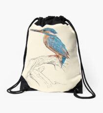 Kingfisher Drawstring Bag