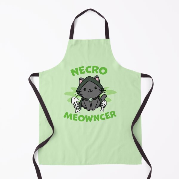Item preview, Necromeowncer | Necromancer Cat | Fantasy Tabletop RPG designed and sold by Cute N' Nerdy Shop.