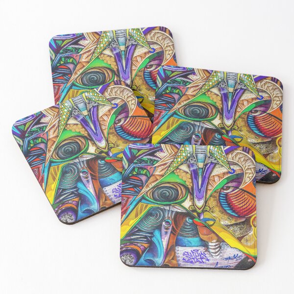 Item preview, graffiti wall vivid colours 1980's designed and sold by hoober24.