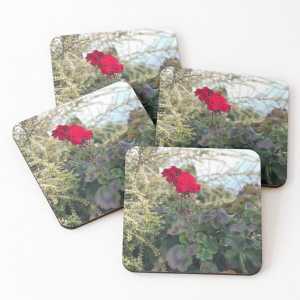 Item preview, Red Potted Geranium  designed and sold by JennBBDesigns.