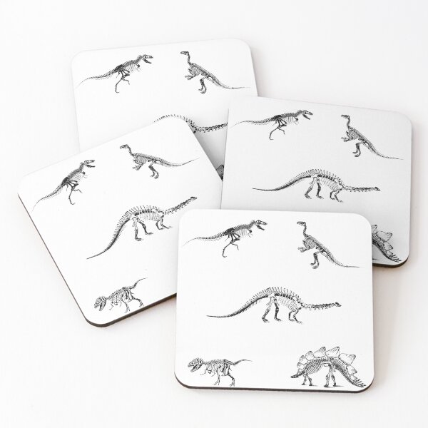 Item preview, Dino Cool Black Skeleton Pack Pattern designed and sold by Matt Ballinger.