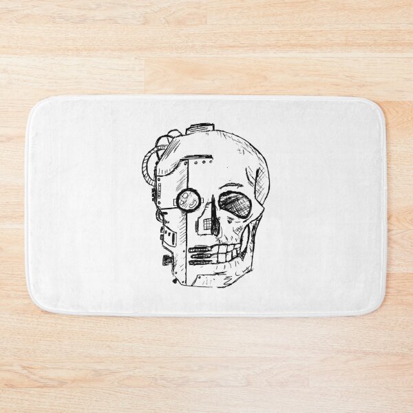Item preview, Robot Skull designed and sold by NobodysHero.