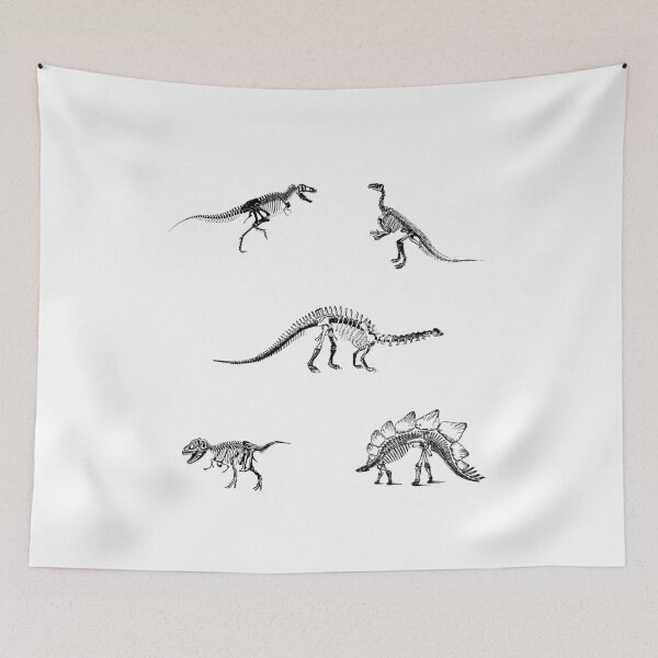 Item preview, Dino Cool Black Skeleton Pack Pattern designed and sold by Matt Ballinger.
