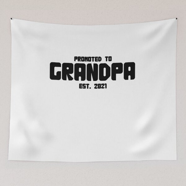 Item preview, Grandpa Est. 2021 - Black Text designed and sold by yurahbom.