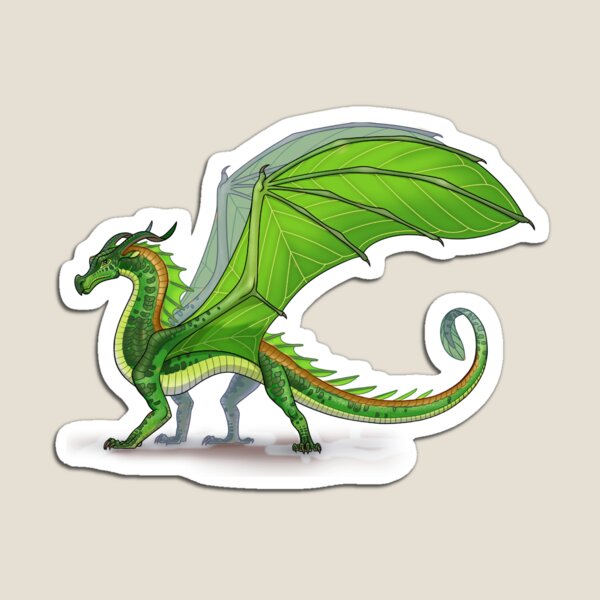 Wings Of Fire Leafwing Magnets | Redbubble