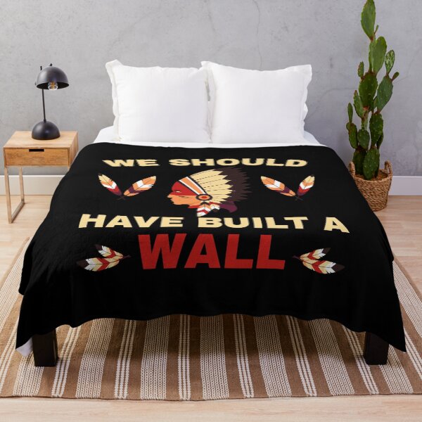 Item preview, Native American Built Wall Trump Apparel designed and sold by CustUmmMerch.