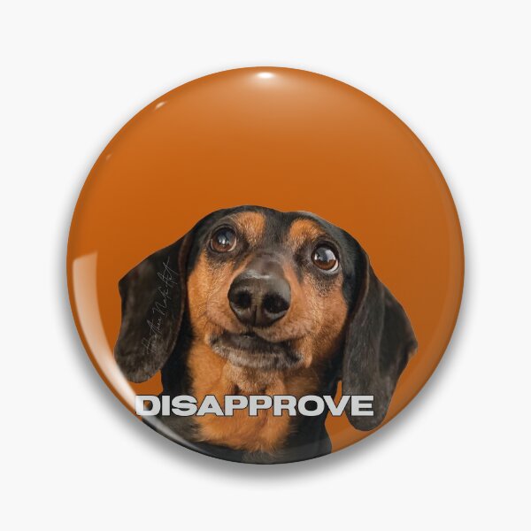 Item preview, Disapproving Wiener designed and sold by HeatherNafeArt.