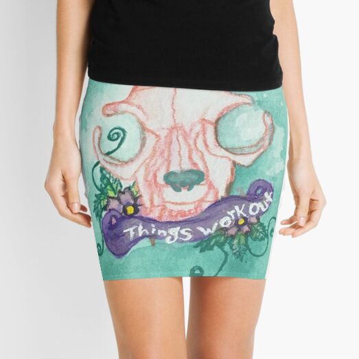 Have Faith; Things Work Out Mini Skirt