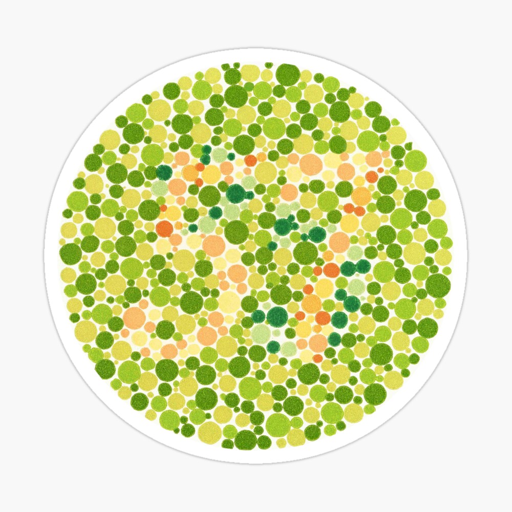 57 - Ishihara Color Test Poster