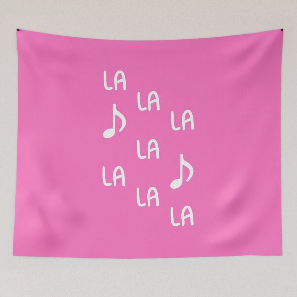 Item preview, La La La La (Pink) designed and sold by FilipeFerreira.