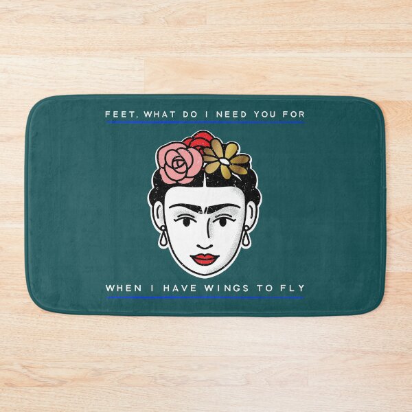 Item preview, Feet what do i need you for when i have wings to fly in Frida Kahlo's words designed and sold by JuanKarlos.