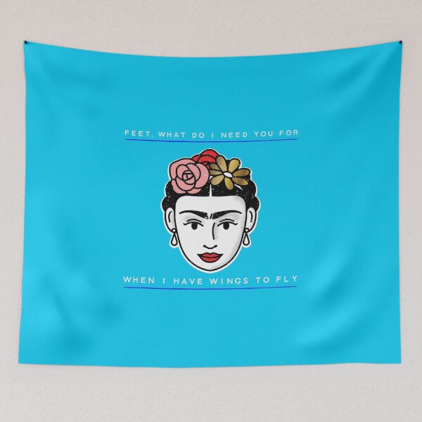 Item preview, Feet what do i need you for when i have wings to fly in Frida Kahlo's words designed and sold by JuanKarlos.