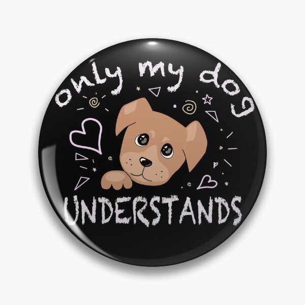 Item preview, Only My Dog Understands - golden puppy with floppy ears designed and sold by nutmegfairy.