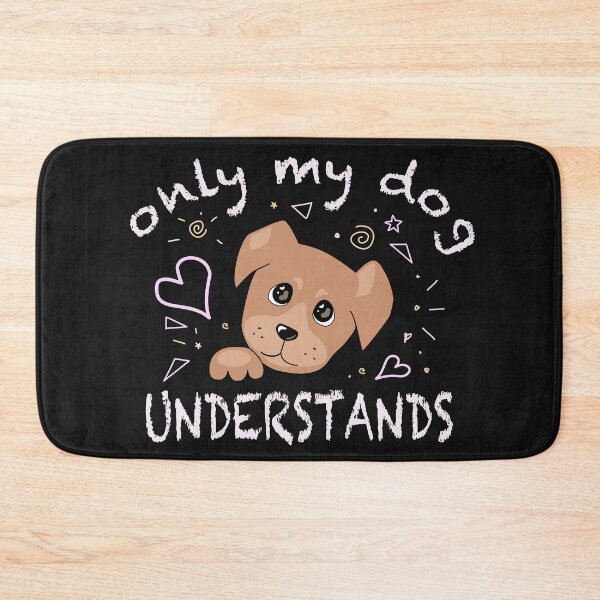 Item preview, Only My Dog Understands - golden puppy with floppy ears designed and sold by nutmegfairy.