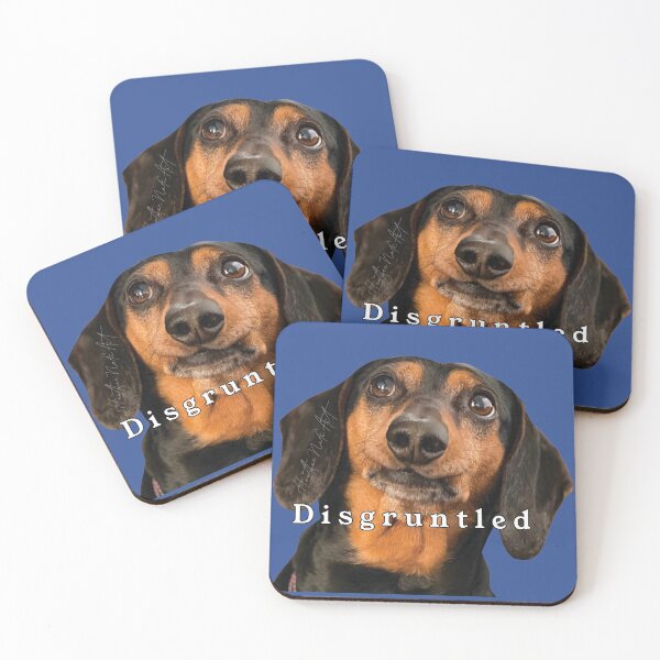 Item preview, Disgruntled Wiener designed and sold by HeatherNafeArt.
