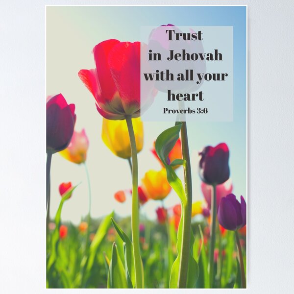 Item preview, Trust in Jehovah with all your heart jw designed and sold by kuvastudio.