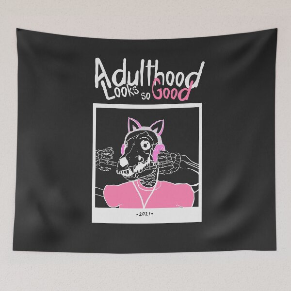 Item preview, Adulthood Looks So Good (?) designed and sold by Daminoria.