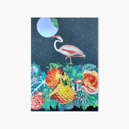 Moon Bathing Art Board Print