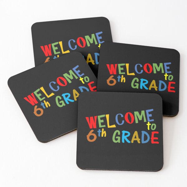 Item preview, WELCOME...6th Grader fun colour designed and sold by thekidsprint.