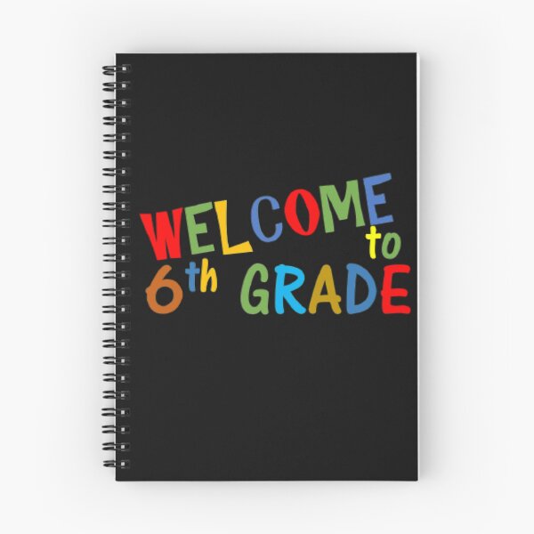 Item preview, WELCOME...6th Grader fun colour designed and sold by thekidsprint.