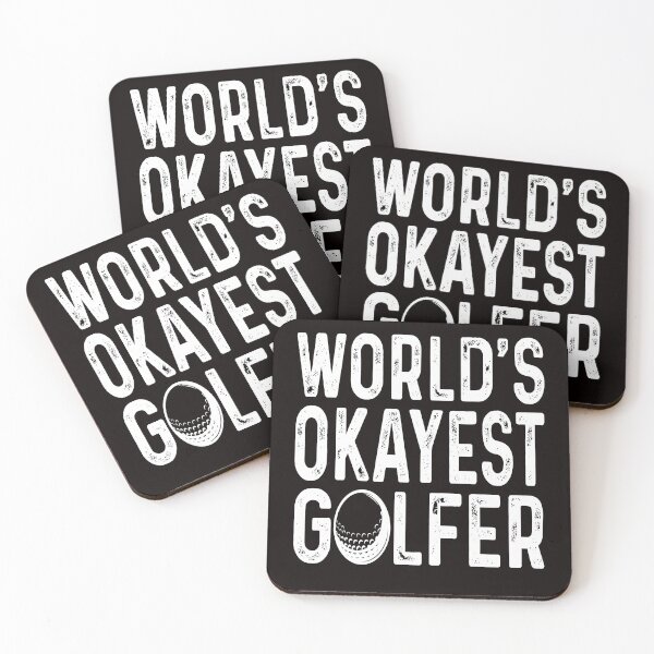 Item preview, World's Okayest Golfer designed and sold by Majesticoo.