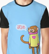 Esel-Affe Grafik T-Shirt