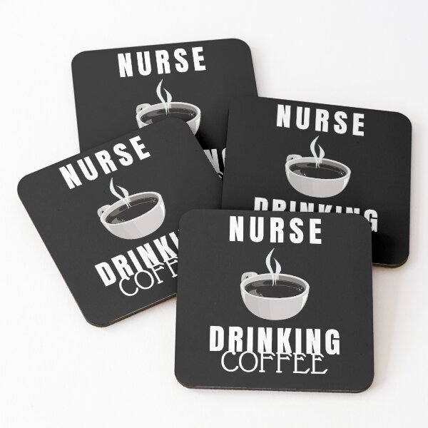 Item preview, Nurse Drinking Coffee designed and sold by ModkMerch.