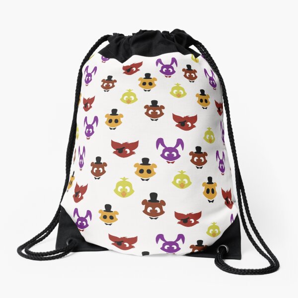 FNAF: the Original Five Drawstring Bag