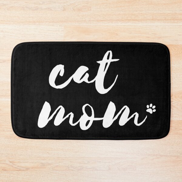 Item preview, Cat mom white/black designed and sold by fluffyfriends.