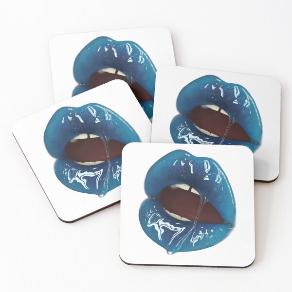 Item preview, Blue Glossy Lips designed and sold by ArtByYao.