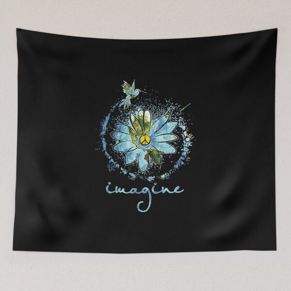 Item preview, Imagine Hippie Flower  designed and sold by rotdara53.